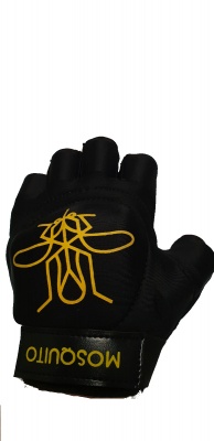 Mosquito Black Open Palm Glove